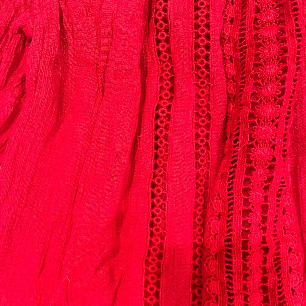Hollister red blouse ❤️ - Picture 4 of 4